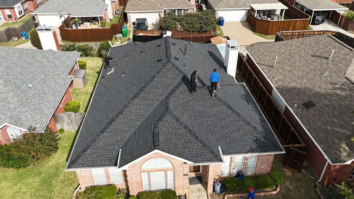 Slate & Tile Roof Repair work in progress on a Sandown property